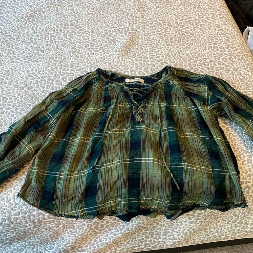 We the free plaid shirt